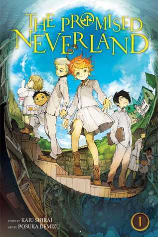 The Promised Neverland by Kaiu Shirai and illustrated by Posuka Demizu book cover